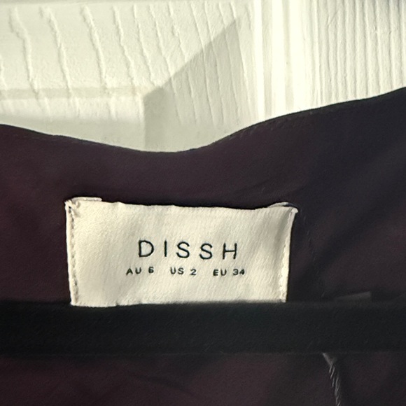 NWT Dissh Lea black sleeved maxi dress size 2 - Picture 3 of 5